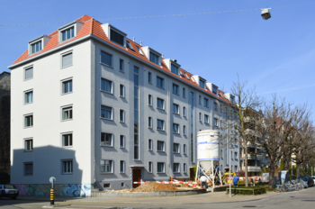 Städtische Nachverdichtung durch Dachaufstockung