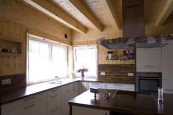 Klimaholzhaus in Putzoptik in Dietenhofen